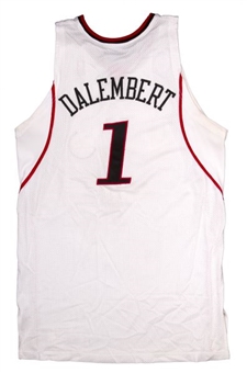 2008-09 Samuel Dalembert Philadelphia 76ers Game Worn Home Jersey (MeiGray)